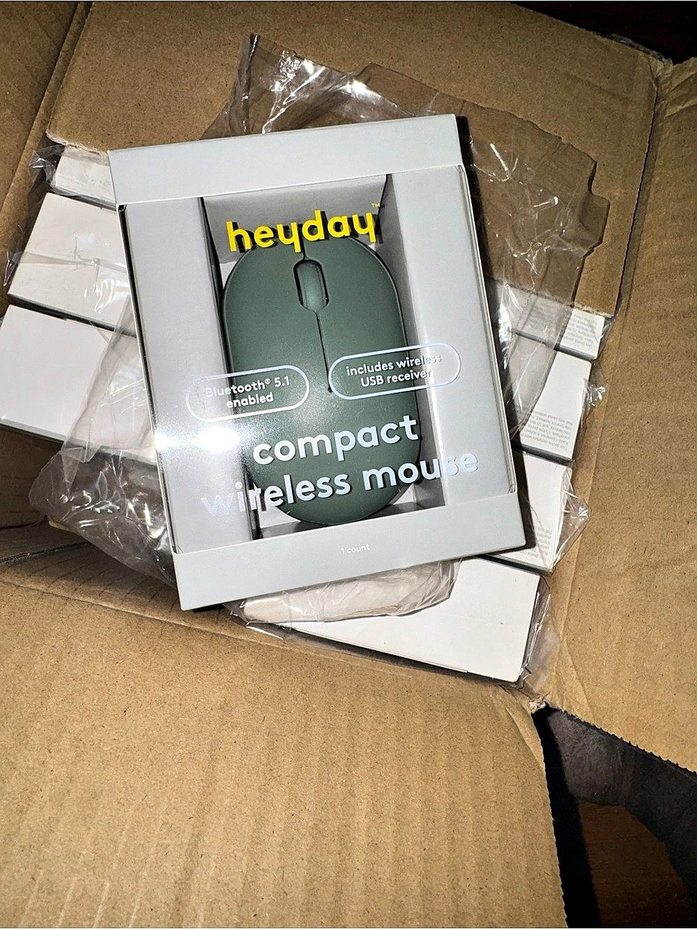 heyday Compact Wireless Mouse Green